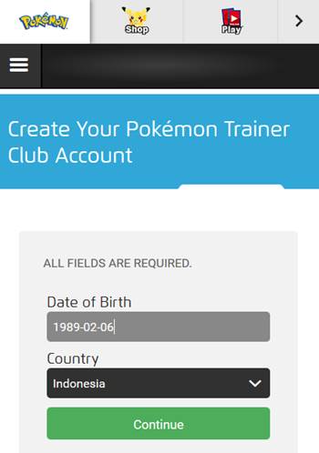 cara daftar pokemon trainer club