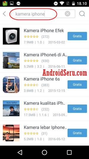 Download Aplikasi Kamera iPhone 6 di Android Gratis FULL